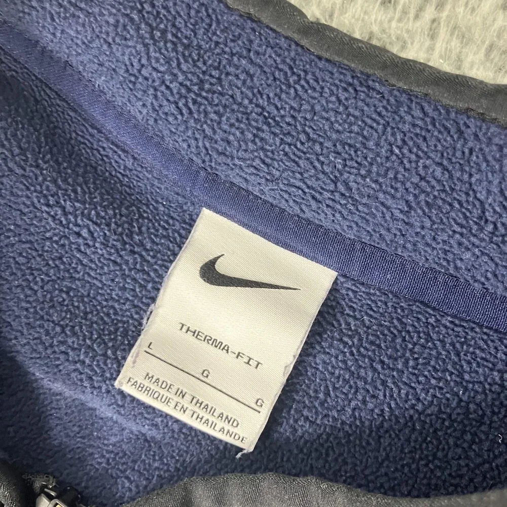 Orlando Magic Sweatshirt Mens Large Blue NBA Basketball Nike Therma Fit 1/4 Zip